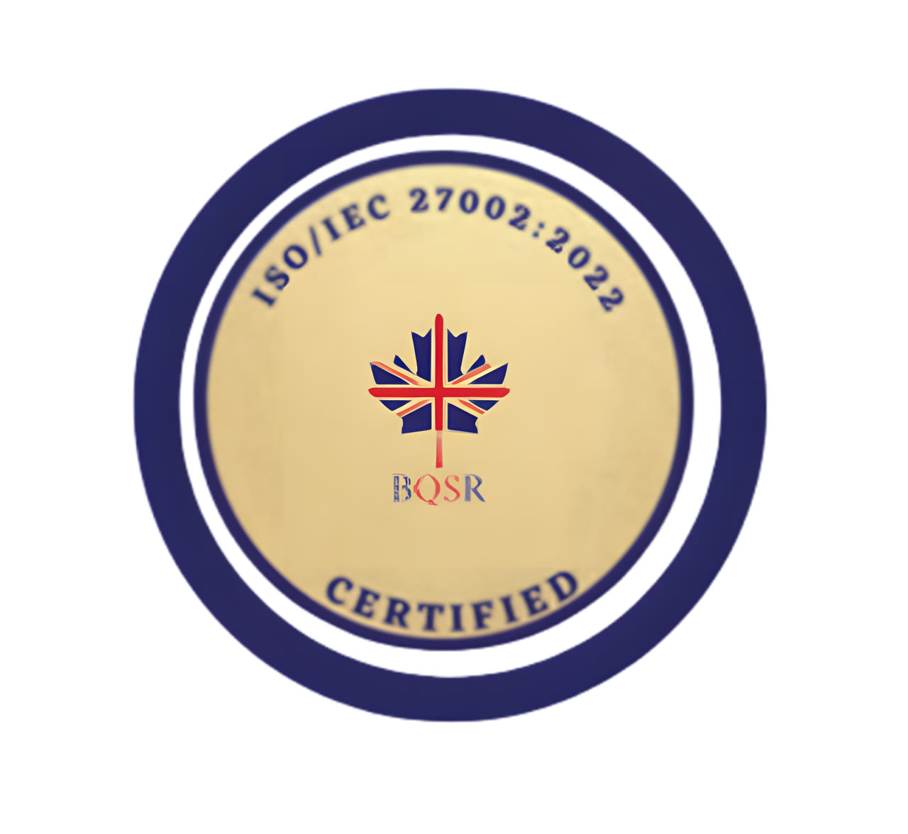BQSR certification seal — ISO/IEC 27002:2022 Certified